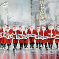 Santas On Parade - Chicago State Street